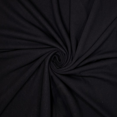 Knit co/pl/ea plain schwarz